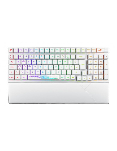 Klawiatura asus rog strix scope ii 96 rx wireless wht