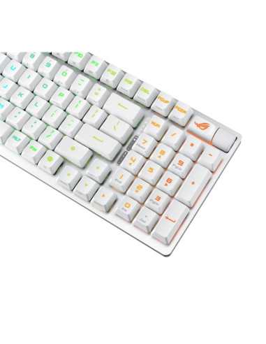 Klawiatura asus rog strix scope ii 96 rx wireless wht