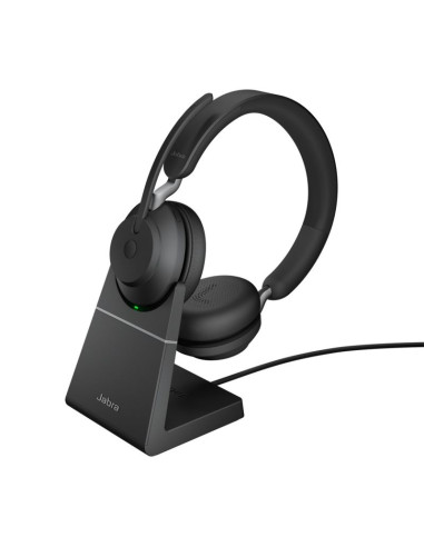 Słuchawki nauszne bezprzewodowe jabra evolve2 65 uc stereo usb-c link380c + stand