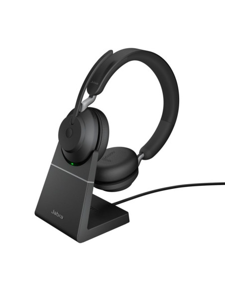 Słuchawki nauszne bezprzewodowe jabra evolve2 65 uc stereo usb-c link380c + stand