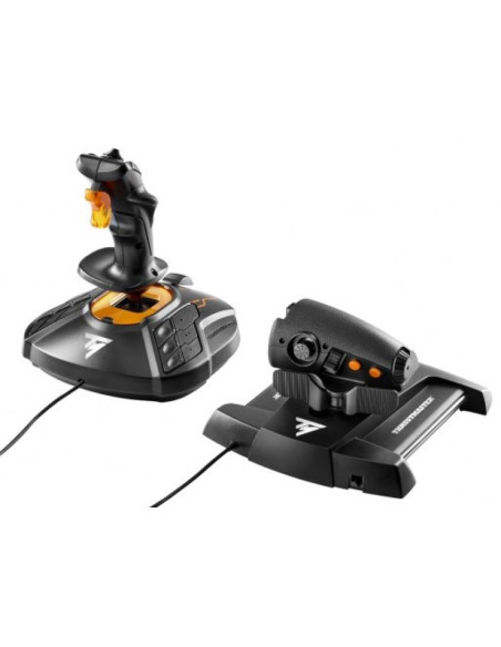 Thrustmaster t-16000m fcs hotas czarny, pomarańczowy usb joystick analogowa/cyfrowa mac, pc
