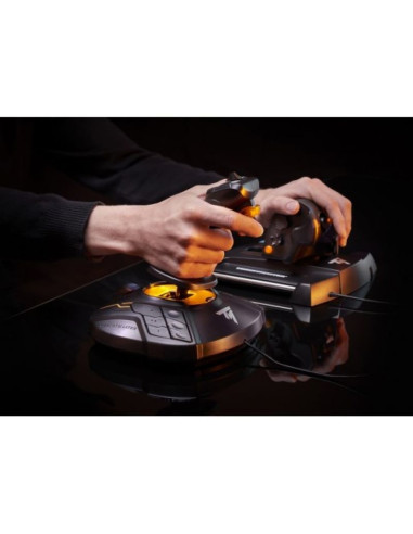 Thrustmaster t-16000m fcs hotas czarny, pomarańczowy usb joystick analogowa/cyfrowa mac, pc