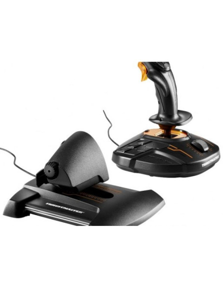Thrustmaster t-16000m fcs hotas czarny, pomarańczowy usb joystick analogowa/cyfrowa mac, pc