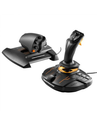 Thrustmaster t-16000m fcs hotas czarny, pomarańczowy usb joystick analogowa/cyfrowa mac, pc