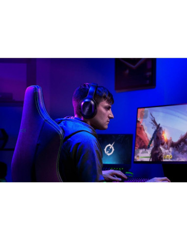 Razer barracuda pro zestaw słuchawkowy przewodowy i bezprzewodowy opaska na głowę gaming usb type-c bluetooth czarny