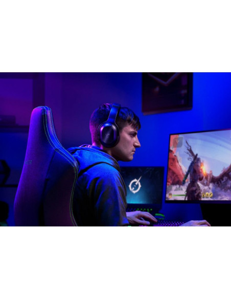 Razer barracuda pro zestaw słuchawkowy przewodowy i bezprzewodowy opaska na głowę gaming usb type-c bluetooth czarny