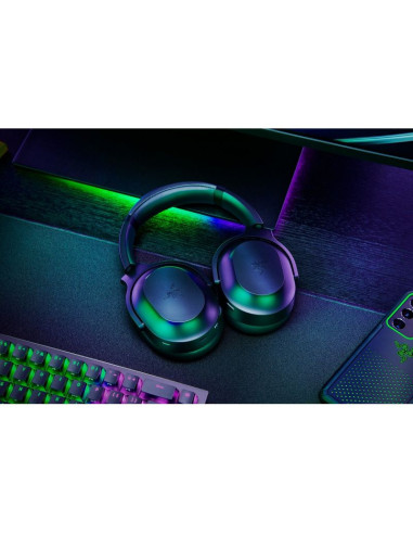 Razer barracuda pro zestaw słuchawkowy przewodowy i bezprzewodowy opaska na głowę gaming usb type-c bluetooth czarny