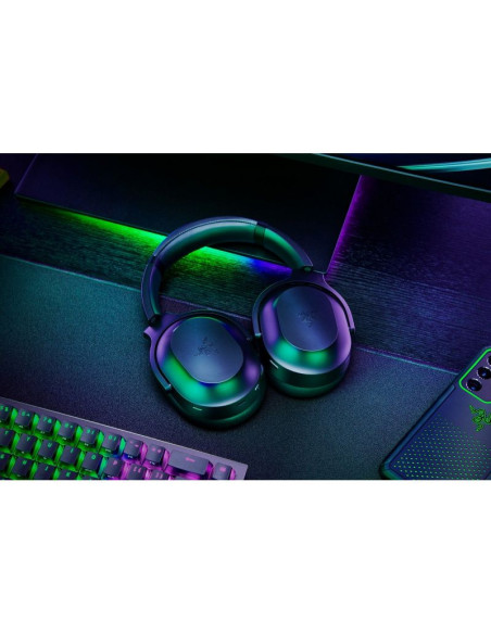 Razer barracuda pro zestaw słuchawkowy przewodowy i bezprzewodowy opaska na głowę gaming usb type-c bluetooth czarny