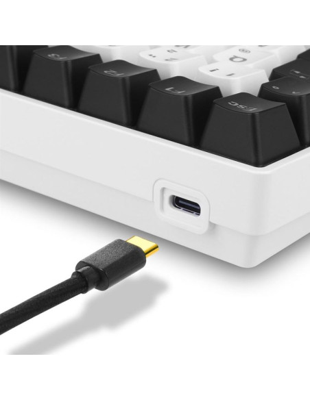 Klawiatura gamingowa sharkoon skiller sgk50 s3 usb qwertz niemiecki biała