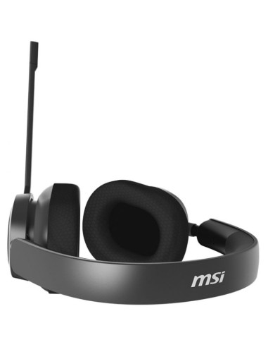 Msi maestro 300 zestaw słuchawkowy przewodowa opaska na głowę gaming usb type-c / usb type-a czarny