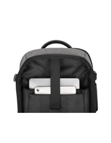 Manhattan 440370 torba na laptop 43,9 cm (17.3") plecak szary