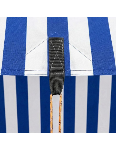 Namiot zadaszenie żagiel przeciwsłoneczny z słupkami 3x1,7m niebieski