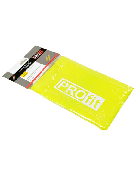 Guma fitness profit long light 200x15x0,35cm żółta dk 2227