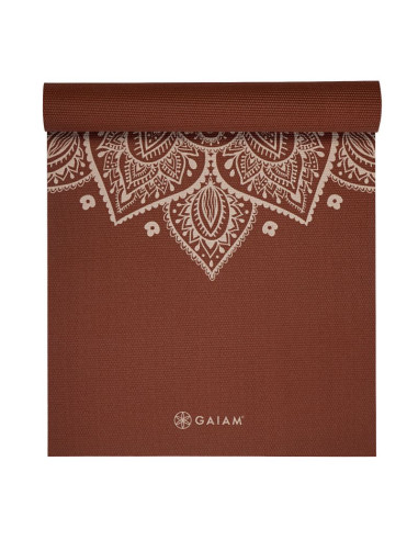 Mata do jogi gaiam intense rust sundial flower