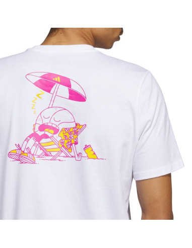 Koszulka adidas lil stripe spring break graphic short sleeve basketball tee m