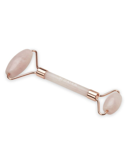 Masażer do twarzy gaiam z różowego kwarcu