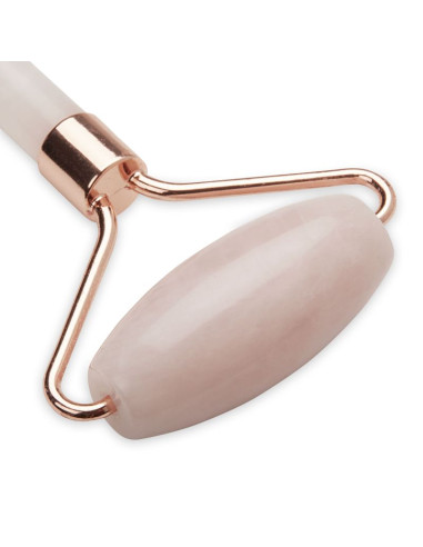 Masażer do twarzy gaiam z różowego kwarcu