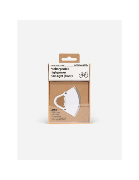 Lampka rowerowa bookman curve front light 220lm