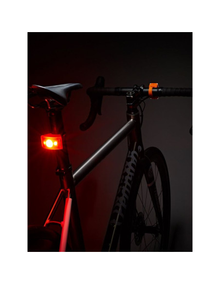 Lampka rowerowa bookman curve rear light 37lm pomarańczowa