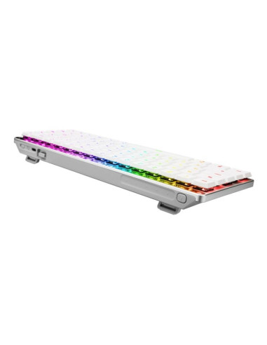 Klawiatura gaming usb + rf wireless + bluetooth qwertz biały asus rog falchion rx low profile