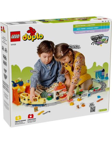 Lego duplo 10428 duży interaktywny pociąg miejski