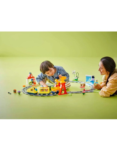Lego duplo 10428 duży interaktywny pociąg miejski