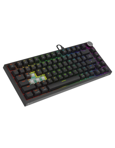 Savio klawiatura magnetyczna astral black outemu white jade rgb