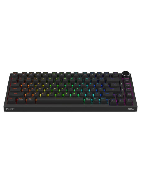 Savio klawiatura magnetyczna astral black outemu white jade rgb