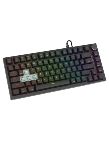 Savio klawiatura magnetyczna astral black outemu white jade rgb