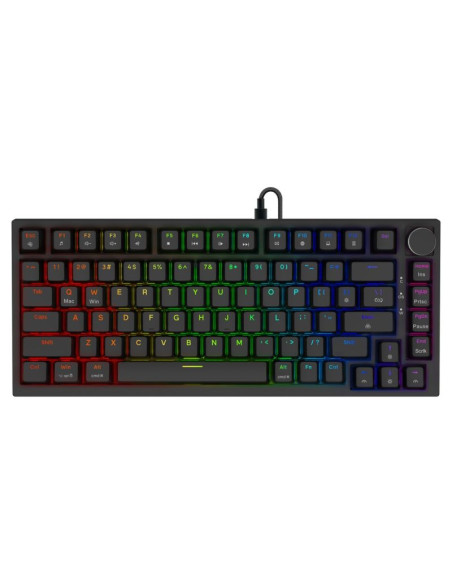 Savio klawiatura magnetyczna astral black outemu white jade rgb