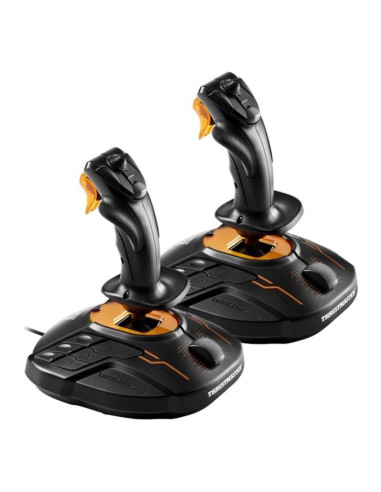 Thrustmaster t.16000m fcs space sim duo czarny, pomarańczowy usb joystick analogowa/cyfrowa pc