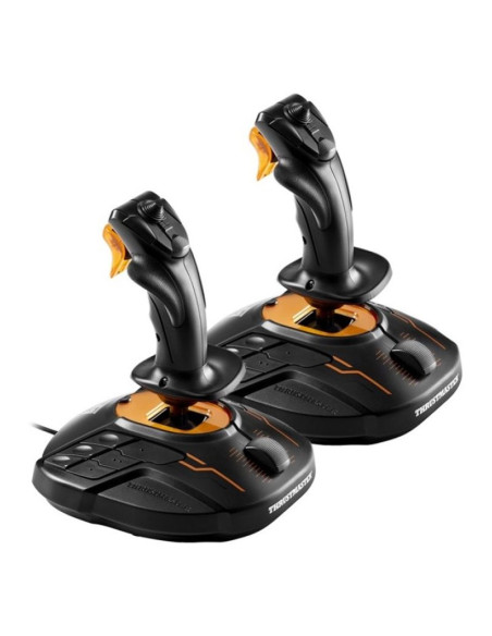 Thrustmaster t.16000m fcs space sim duo czarny, pomarańczowy usb joystick analogowa/cyfrowa pc