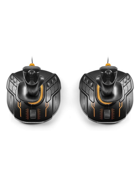Thrustmaster t.16000m fcs space sim duo czarny, pomarańczowy usb joystick analogowa/cyfrowa pc