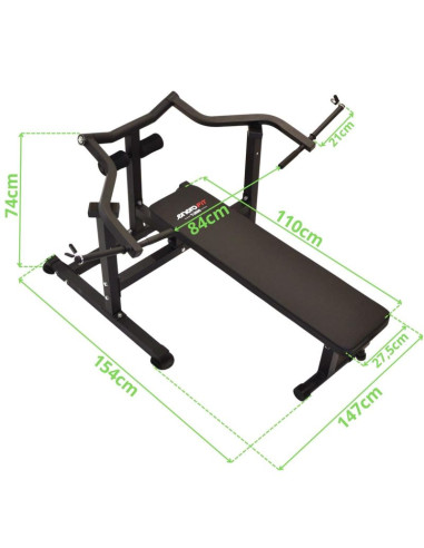 Ławka treningowa t-2000 enero fit