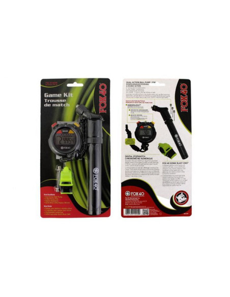 Gwizdek, stoper pompka - zestaw fox 40 trenerski 6906