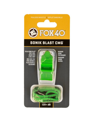 Gwizdek sonik blast cmg + sznurek zielony
