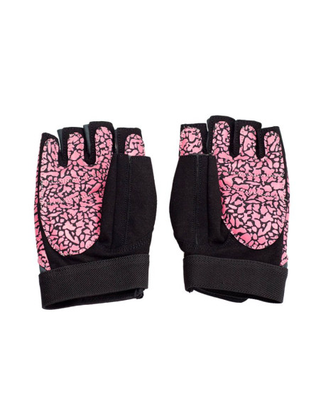 Rękawice na siłownię pink/gray w hms rst03