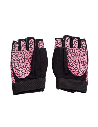 Rękawice na siłownię pink/gray w hms rst03