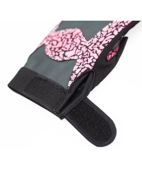 Rękawice na siłownię pink/gray w hms rst03