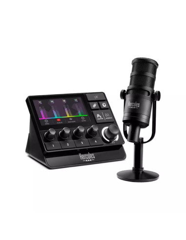 Zestaw do streamingu hercules stream essentials kit xlr sprzedaż detaliczna
