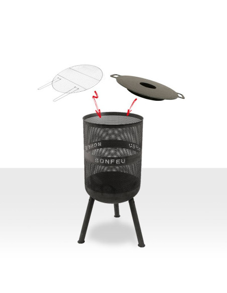 Palenisko ogrodowe bonfeu kosz bonves
