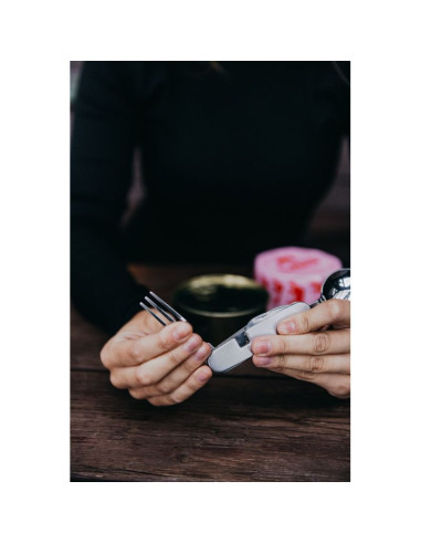 Niezbędnik sztućców turystycznych 4w1 spokey victus