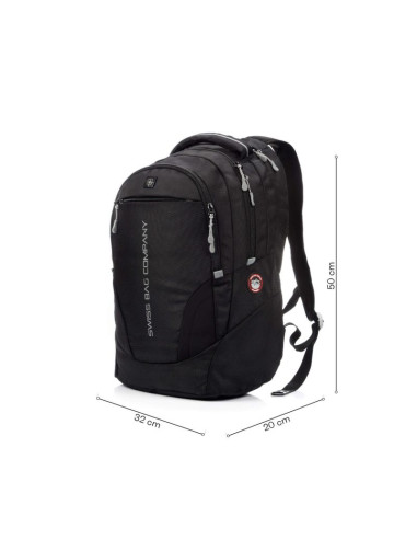 Plecak swissbags z torbą na laptopa 17,3" zurich 33 l 76201
