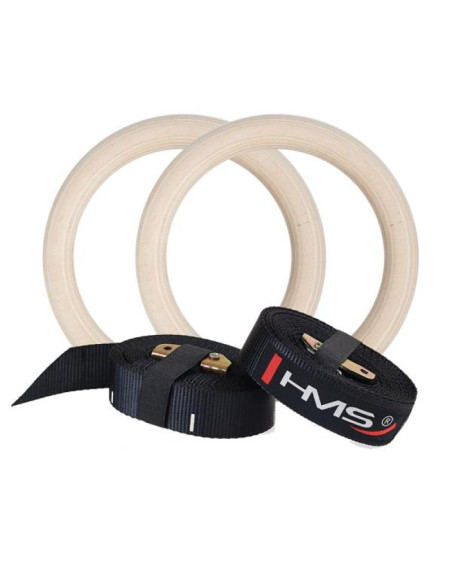 Drewniane kółka gimnastyczne z miarką hms