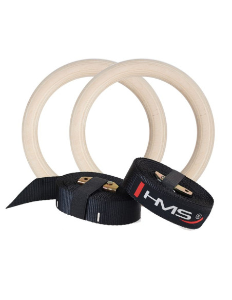 Drewniane kółka gimnastyczne z miarką hms