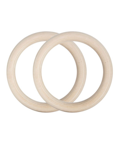 Drewniane kółka gimnastyczne z miarką hms