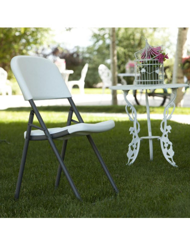 Półkomercyjne krzesło składane loop leg 80155