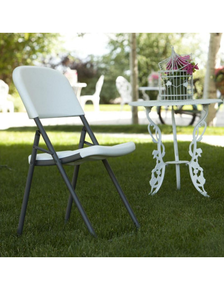 Półkomercyjne krzesło składane loop leg 80155