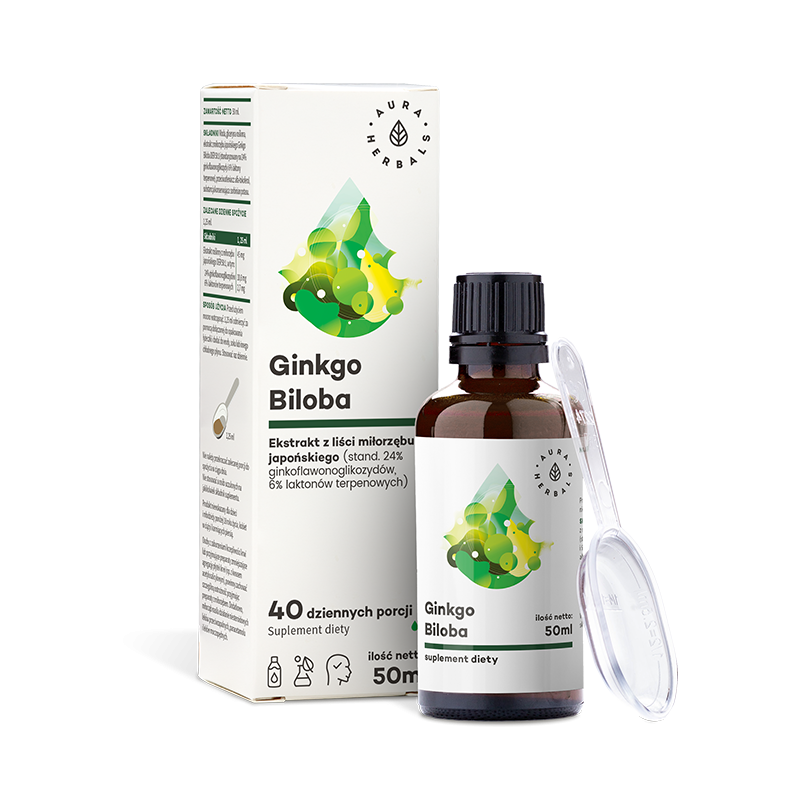 Ginkgo Biloba - ekstrakt 50:1 (50 ml)