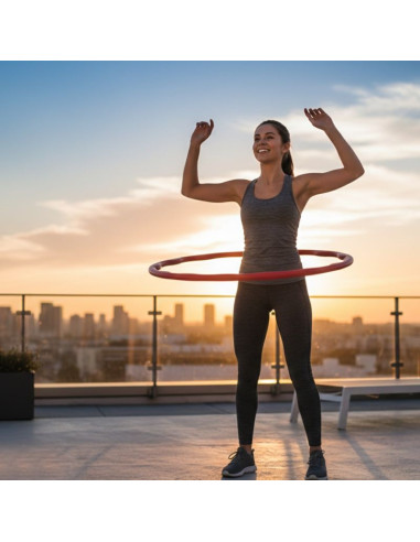 Body sculpture hula hop z wypustkami bb 6412